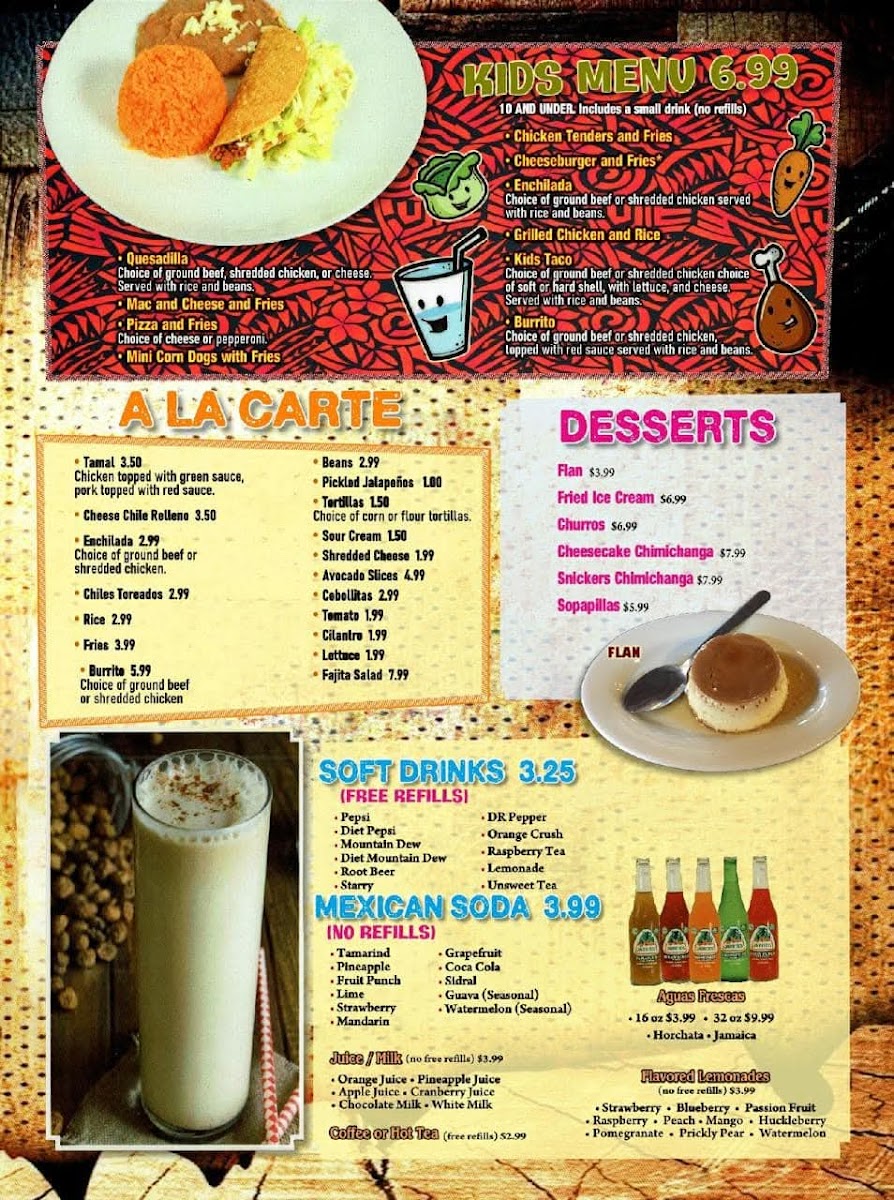 Menu - Casa Amigos Mexican Restaurant Ii | Marshfield photo 5