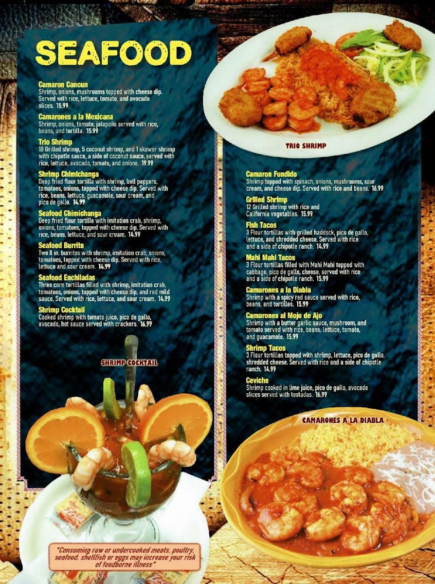 Menu - Casa Amigos Mexican Restaurant Ii | Marshfield photo 9